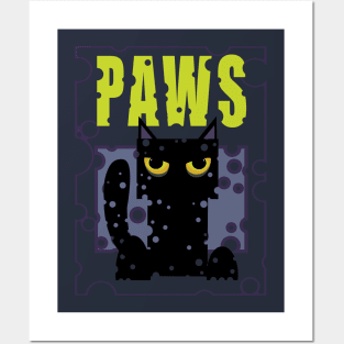 cat paws Posters and Art